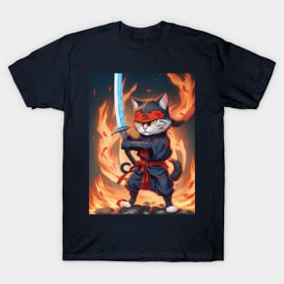 Ninja cat T-Shirt